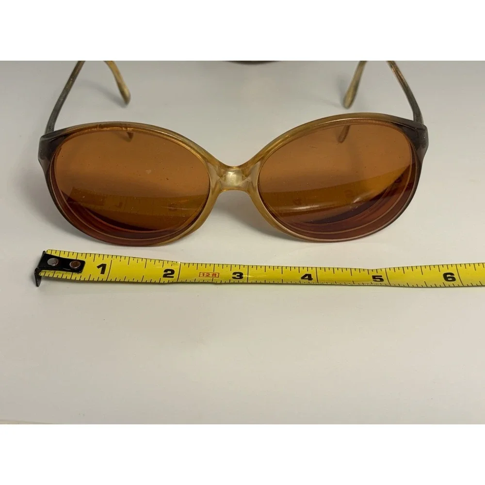 Rodenstock Denise Opal 135/Vtg Eyeglass Frames Only/Yellow/Hollywood/Retro/READ~